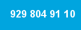 929 804 91 10 929 804 91 10